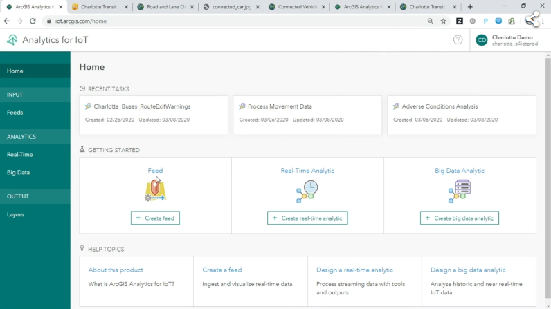 Analytics for IoT