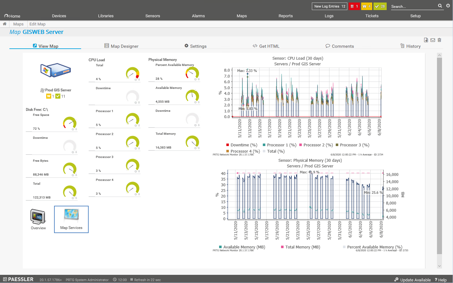 Monitor Blog - One_GIS_Server