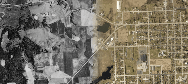 Kewaunee County Historical Orthos 1938 & 2014