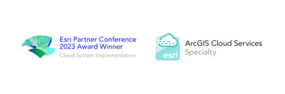 Esri Partner Conference 2023 Award Winner and ArcGIS Cloud Services Specialty Axim Geospatial