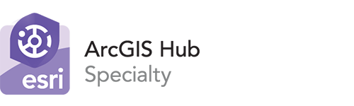 esri arcgis hub specialty logo