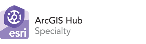esri arcgis hub specialty logo