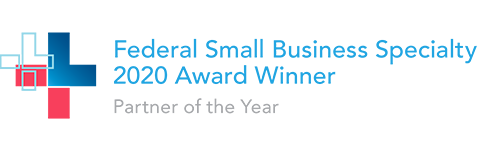 federal small business specialty 2020 award partner of the year logo