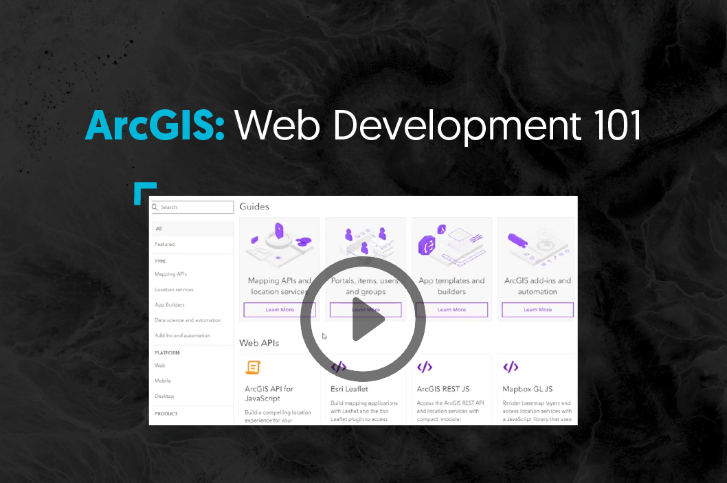 ArcGIS Web Development 101