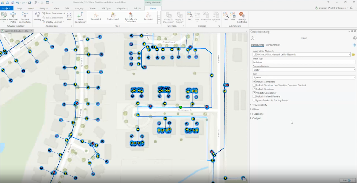 ArcGIS Utility Network Management - Isolation Tracing