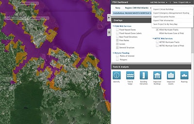 Flood Inundation Surge Hazard Application